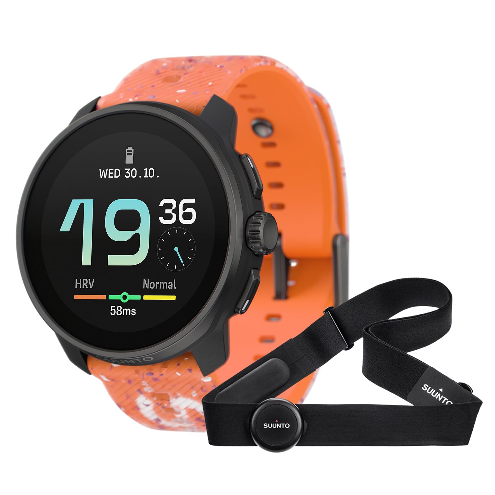 Amazon.com: SUUNTO Race S Power Orange & Heart Rate Belt : Sports